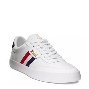 Ralph Lauren Polo White Leather Sneaker